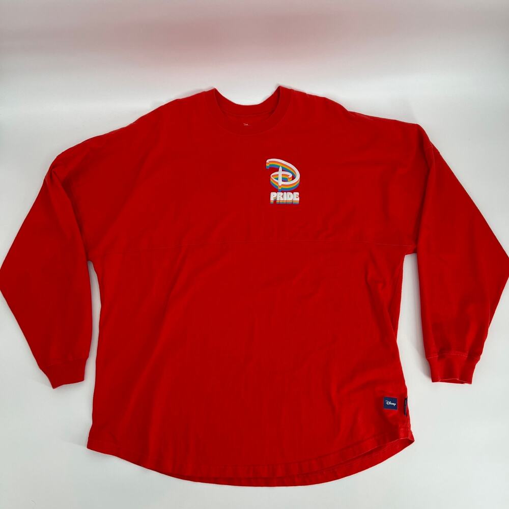 Disney Pride Collection Spirit Jersey Unisex US XXL Red Rainbow LOGO 2025 - Picture 5 of 10